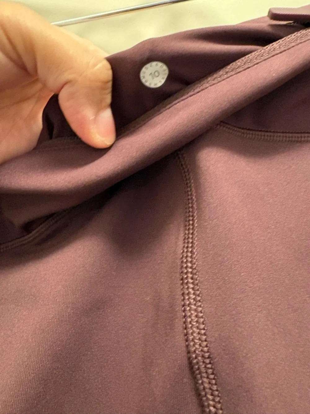 High-Waist Pocket Leggings in Deep Plum Lululemon size 10